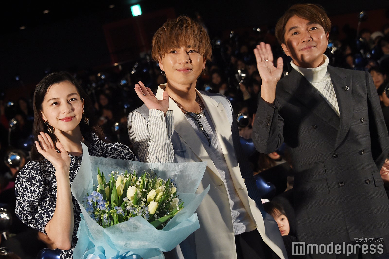 中条あやみ、登坂広臣、橋本光二郎監督 （C）モデルプレス