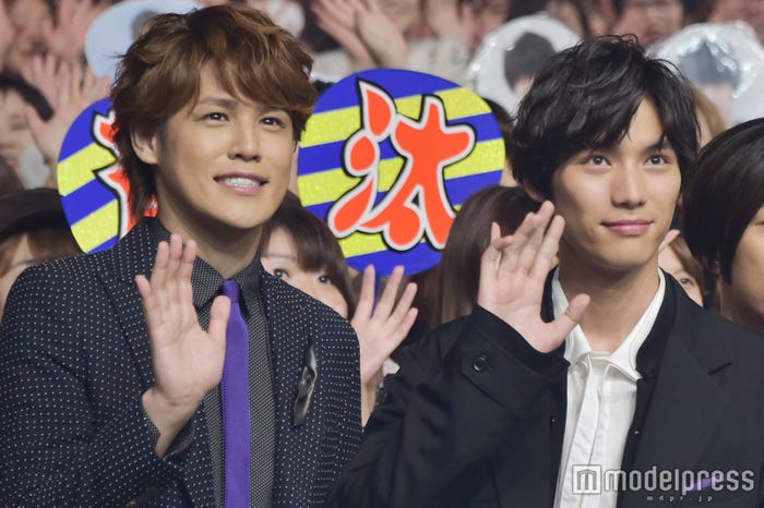 『髑髏城の七人』Season月で座長をつとめる(左から)宮野真守、福士蒼汰 (C)モデルプレス