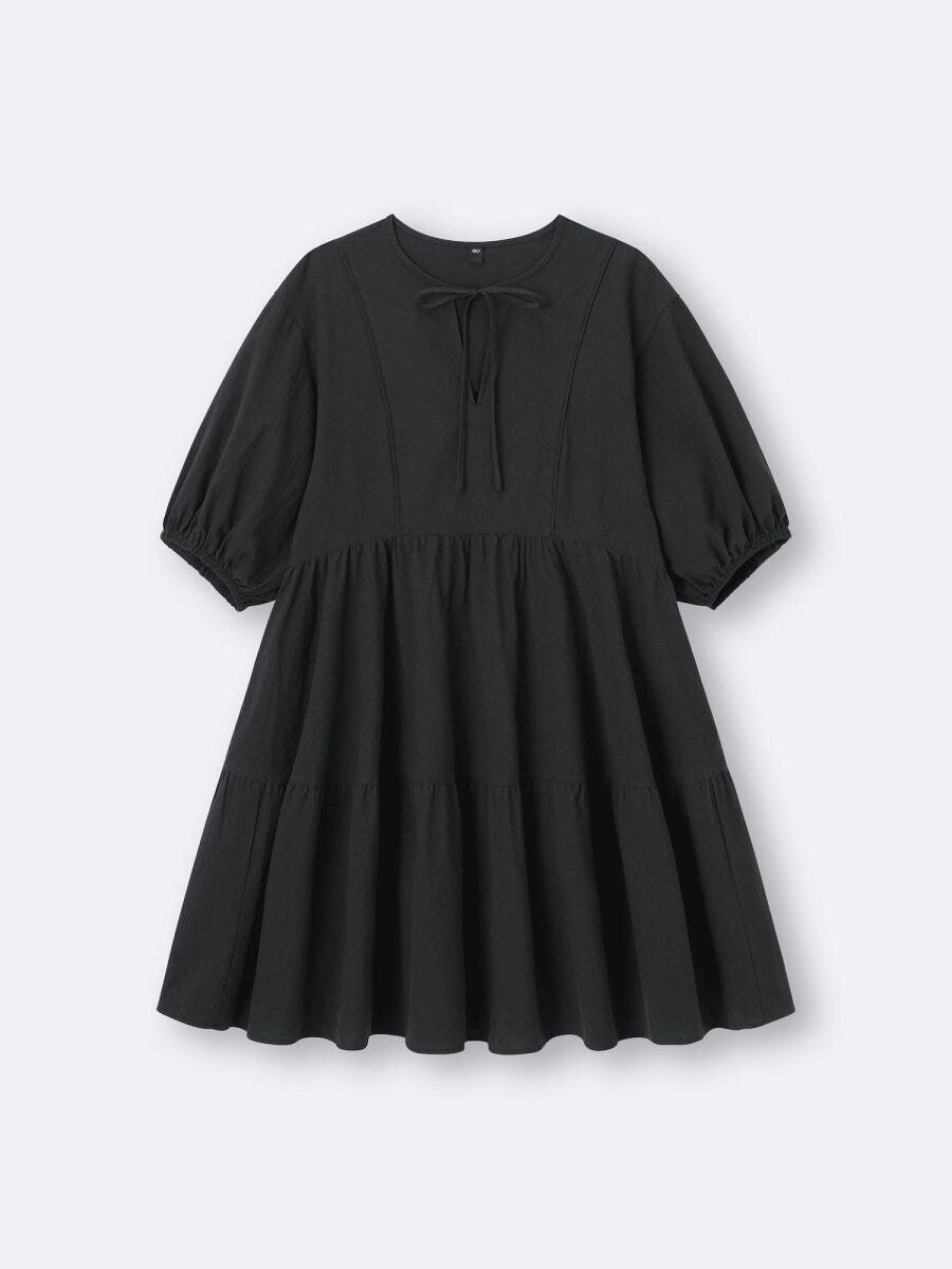 GUのティアードチュニックワンピース