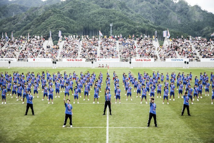 19日開催「ダンスで日本を元気に!夢の課外授業中学生Rising Sun Project2018」の様子(画像提供:所属事務所)