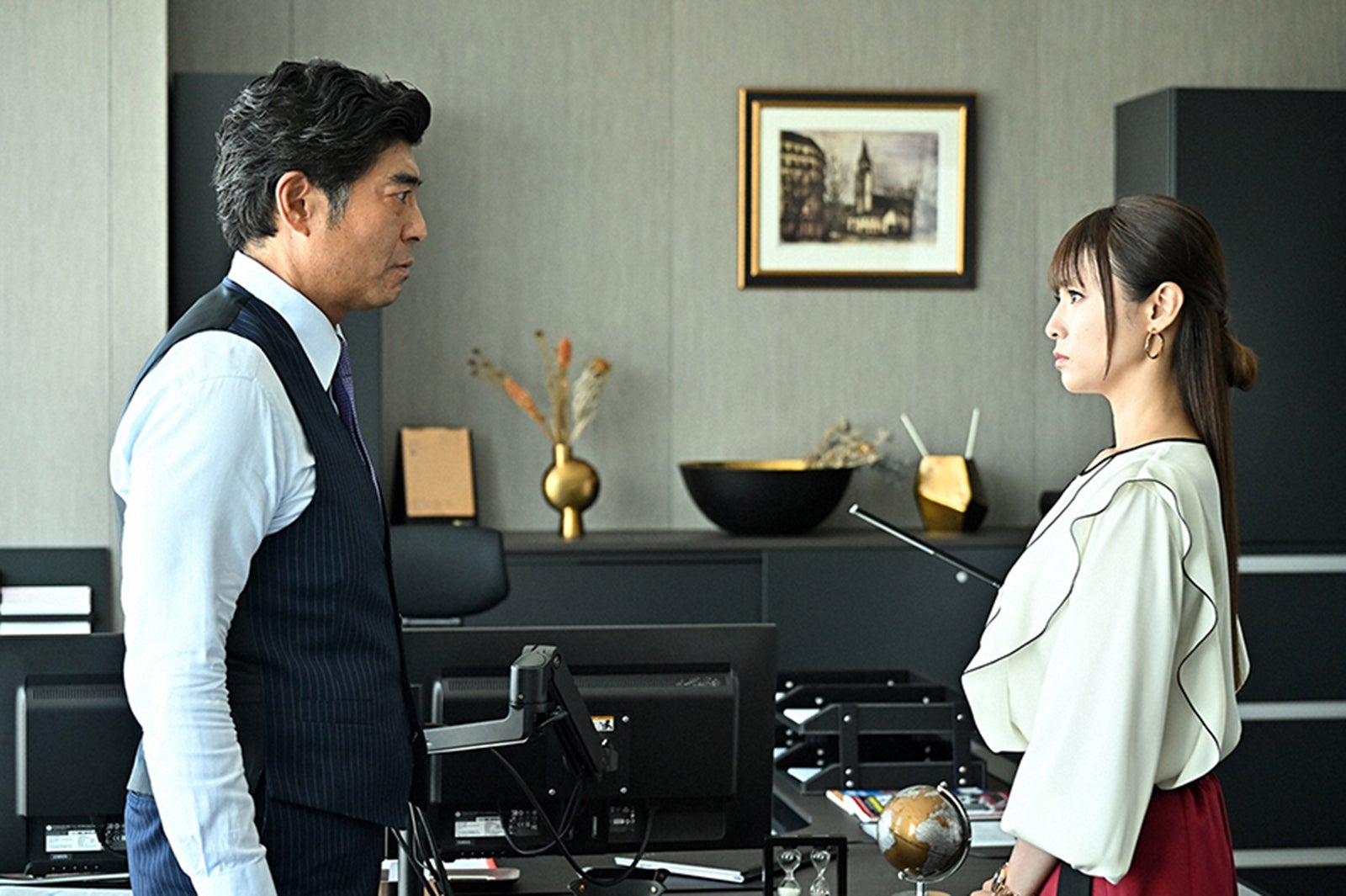 高嶋政宏、深田恭子「１８／４０～ふたりなら夢も恋も～」第8話より（C）TBS