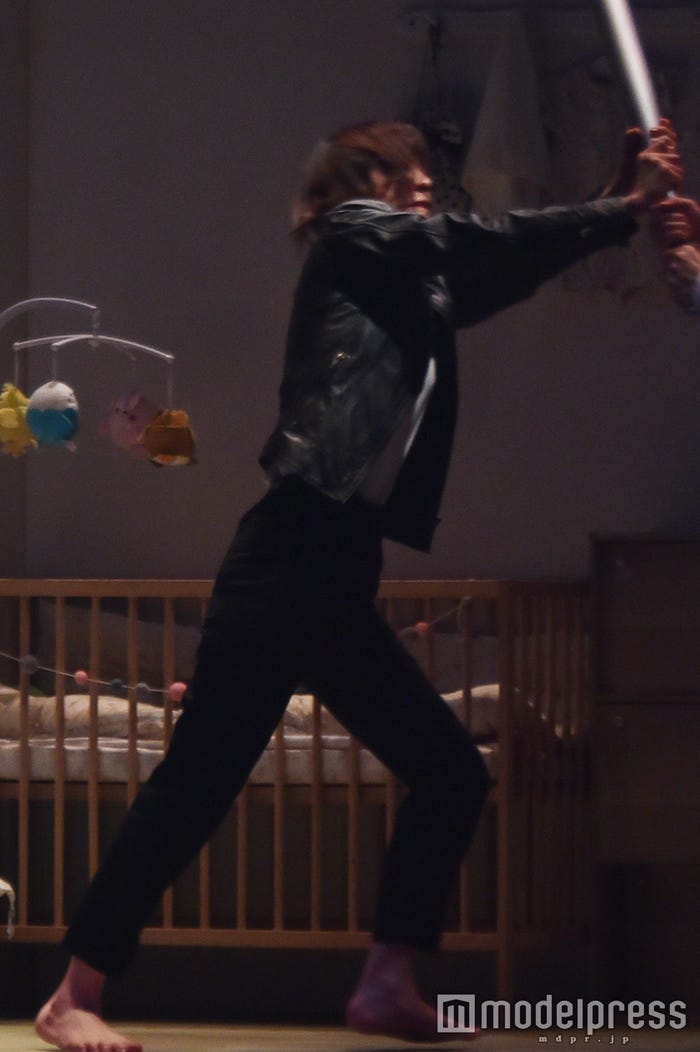 篠田麻里子アクション/「アンフェアな月」ゲネプロ(C)モデルプレス