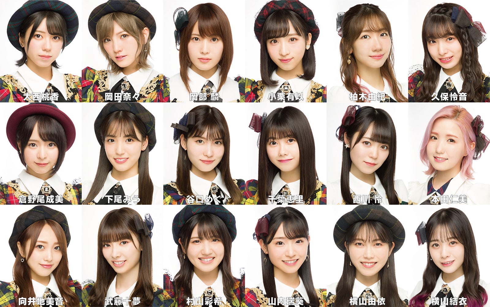 AKB48の58thシングル「根も葉もRumor」選抜メンバー（C）AKB48