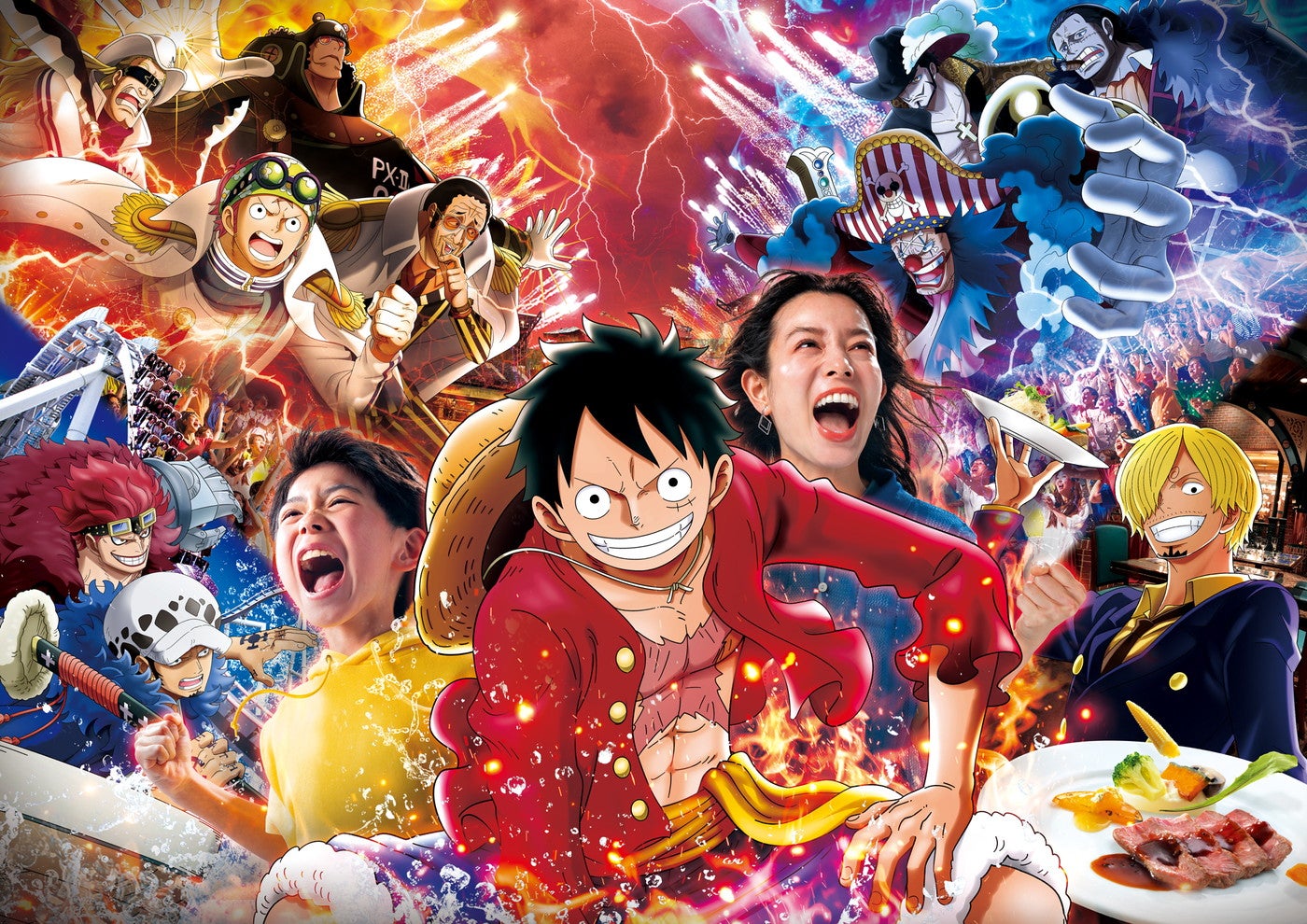 USJ「ワンピース・プレミア・サマー 2025」アトラクション詳細発表 