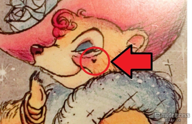 ホクロがミッキーに