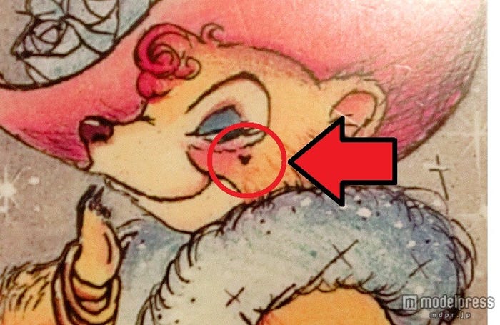 ホクロがミッキーに