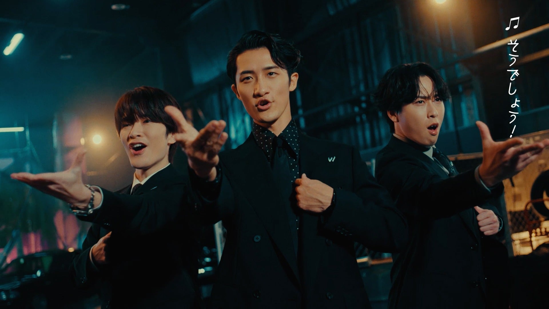 Snow Man深澤辰哉・宮舘涼太・岩本照、三者三様の武器で本格戦闘シーン 新CMでブレないシンクロダンス披露