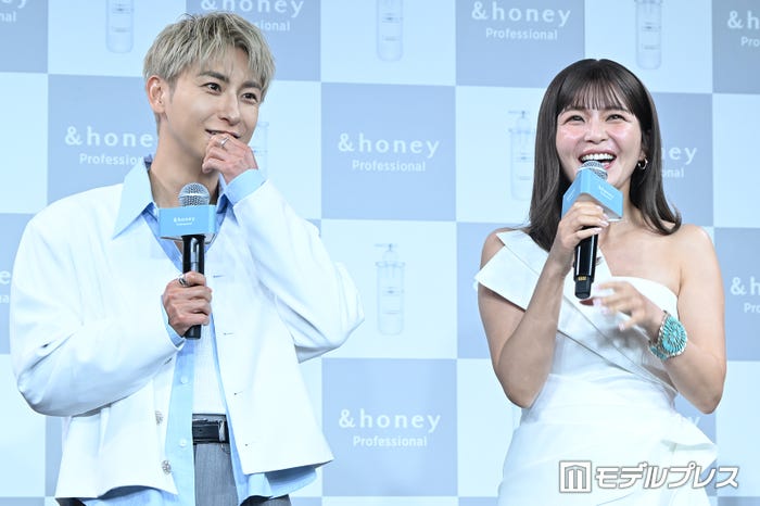 與真司郎、宇野実彩子(C)モデルプレス