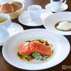 栃木名産のプレミアムヤシオマスを使ったひと皿(C)モデルプレス