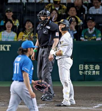 阪神・立石 デビューから6戦連続安打ならず 「勉強かなと思います」沢村賞・伊藤に4の0 初めて見逃し三振も