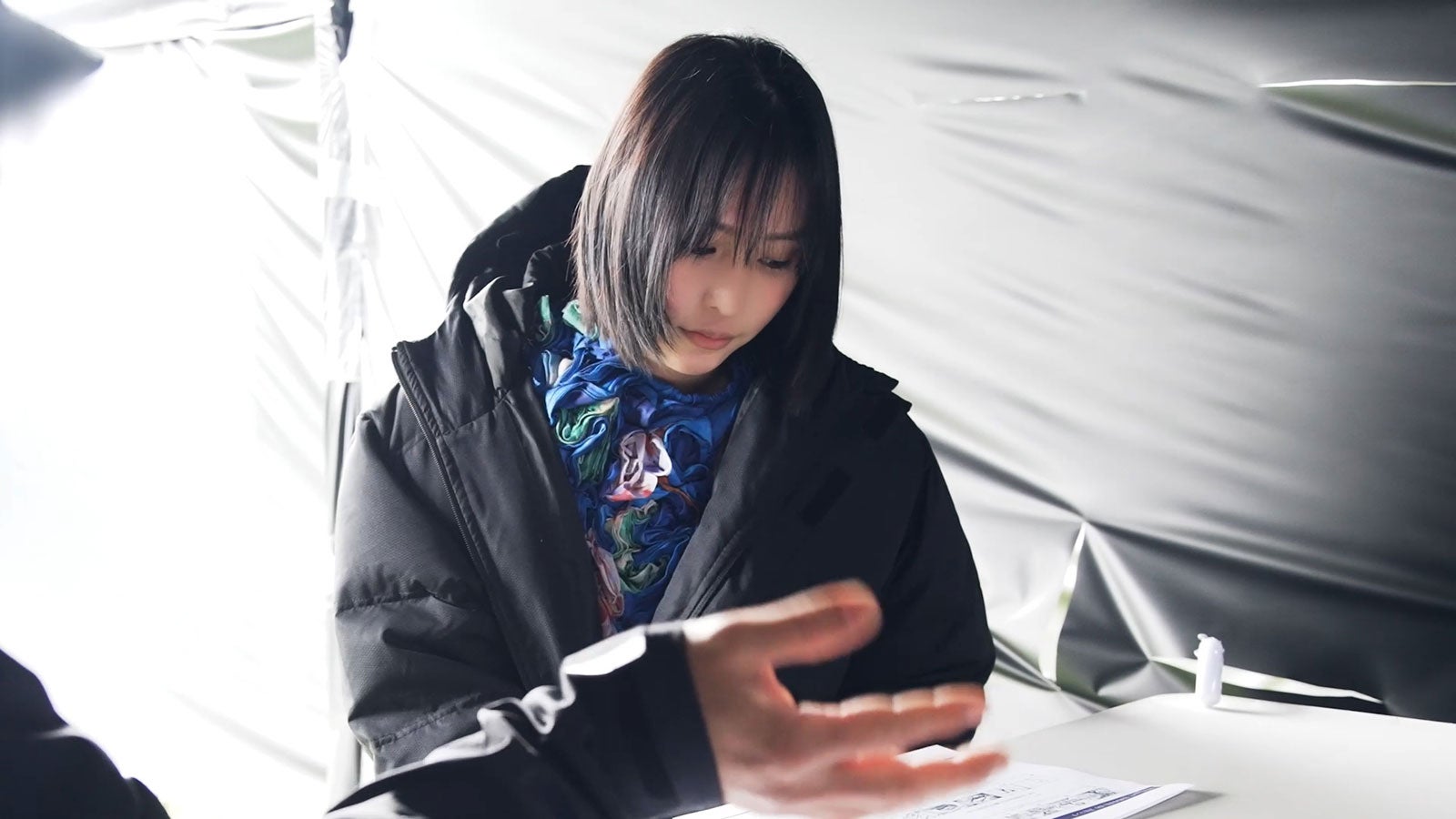 南沙良「Why Epson？自然環境への想い」篇メイキングより（提供写真）