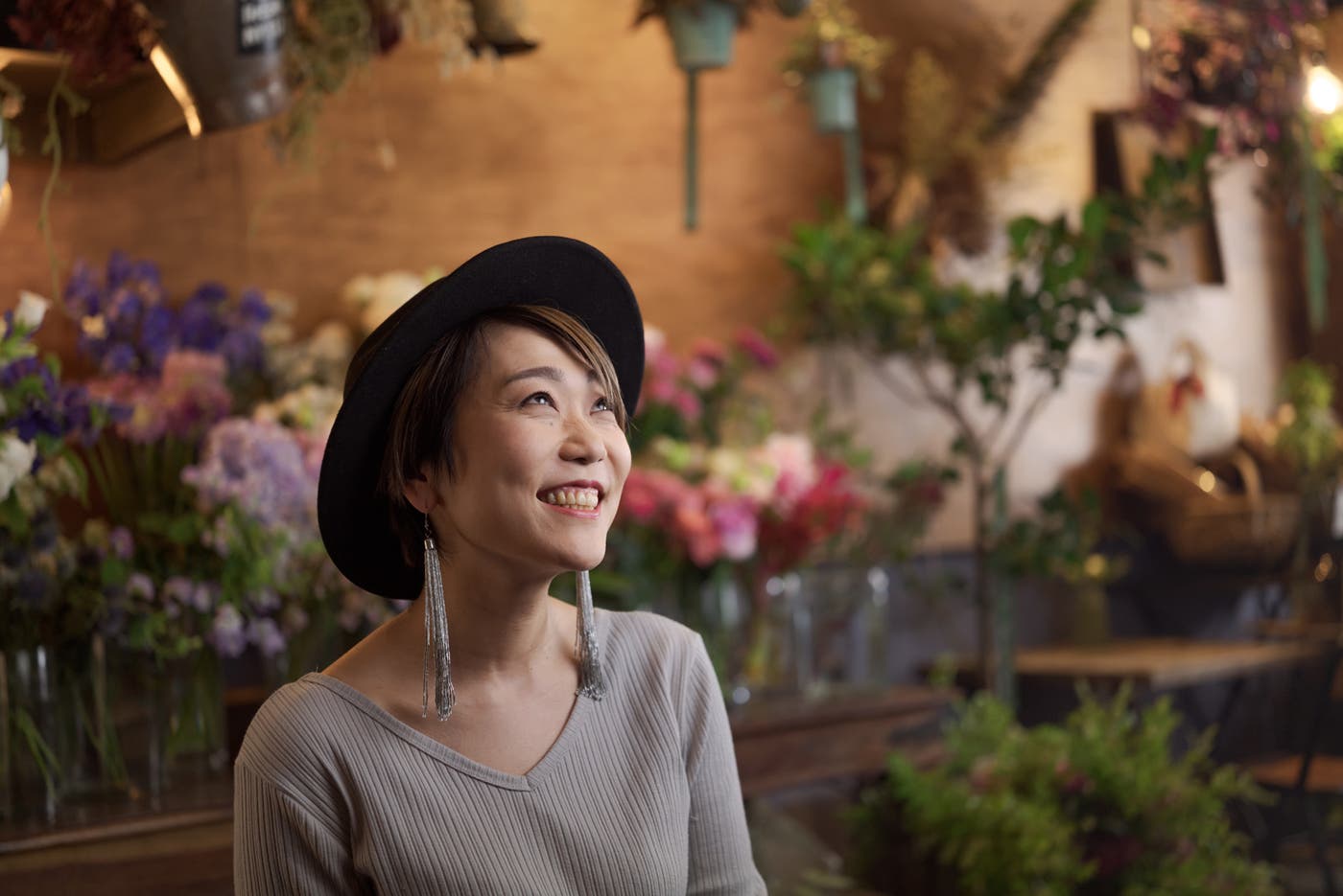 フラワーショップ「On Flowers」オーナーの橋本藍さん
