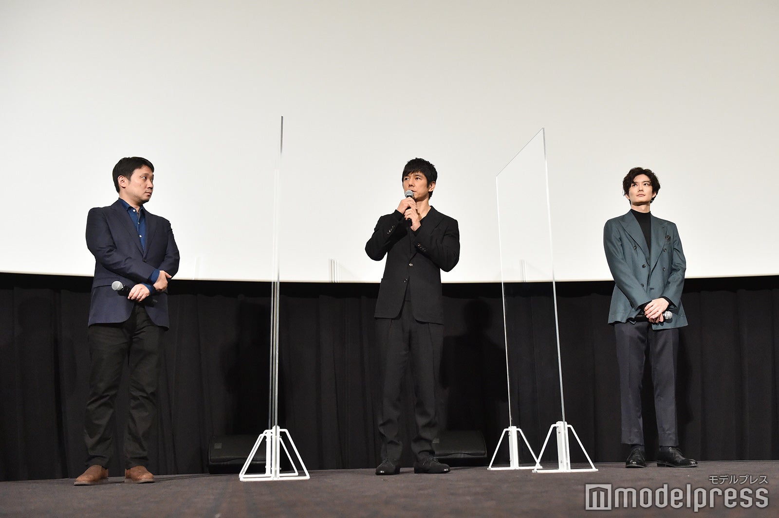 濱口竜介監督、西島秀俊、岡田将生（C）モデルプレス
