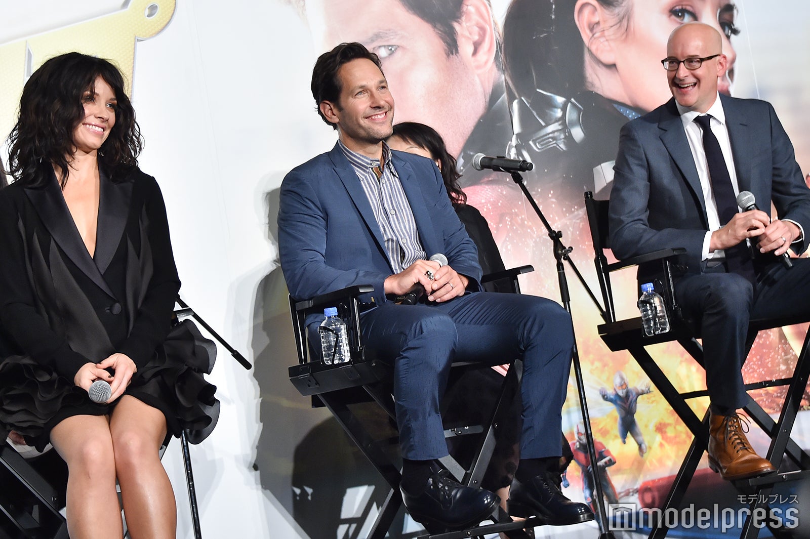 エヴァンジェリン・リリー、ポール・ラッド、ペイトン・リード監督 （C）モデルプレス