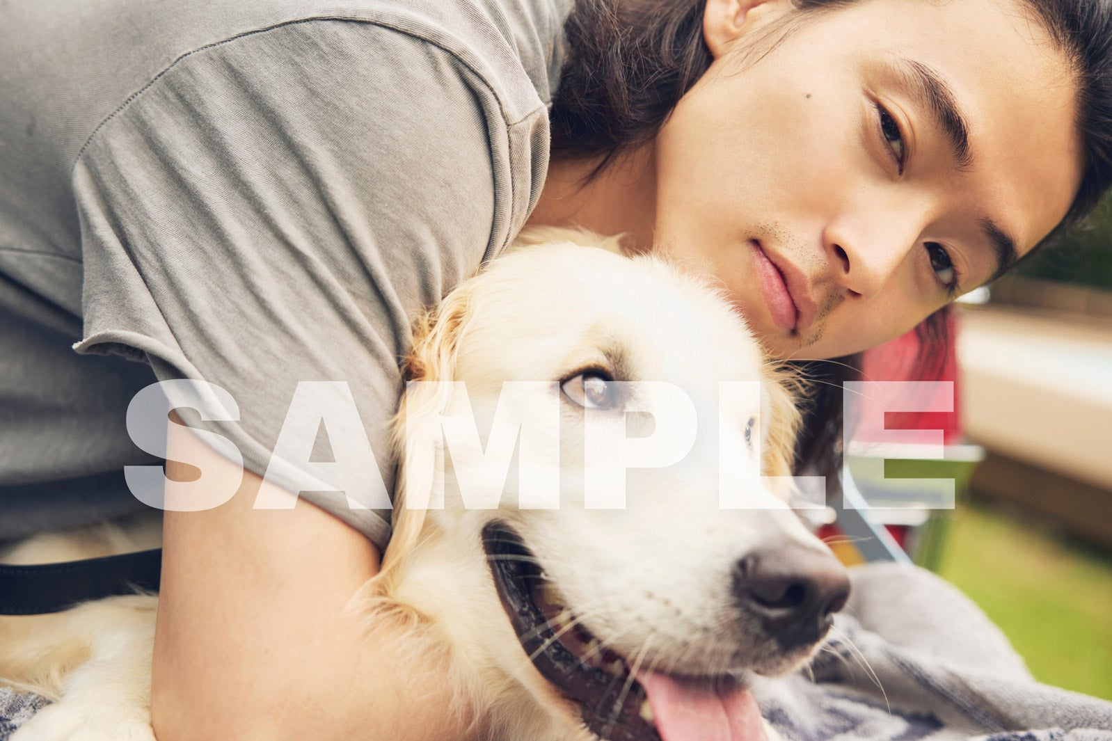 山崎賢人、犬と戯れるナチュラルな姿　2023年カレンダーの特典ポストカード＆メイキング映像解禁