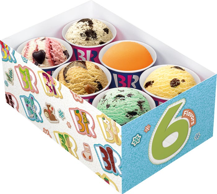 5.5コのお値段で0.5コ分おトク スモール6コ \1,760 レギュラー6コ ¥2,310/提供画像