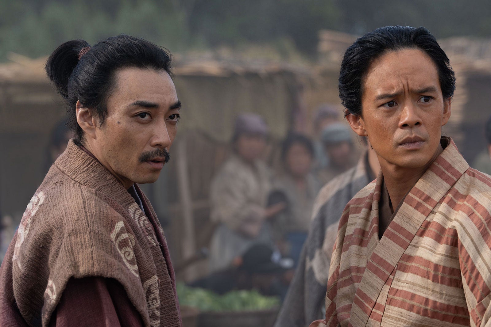 渋谷謙人、池松壮亮「豊臣兄弟！」第7話（C）NHK