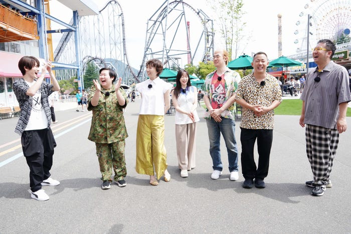 深澤辰哉、やす子、紫吹淳、森香澄、レッツゴーよしまさ、酒井貴士、中西茂樹(C)東海テレビ