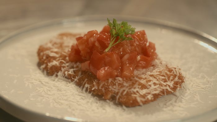 「ミッドナイト屋台~ラ・ボンノォ~」第3話に登場するカツレツ(C)東海テレビ