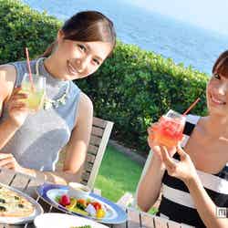 絶景イタリアン「リビエラ グランブルー」/モデル:小林さり、岡田紗佳【モデルプレス】