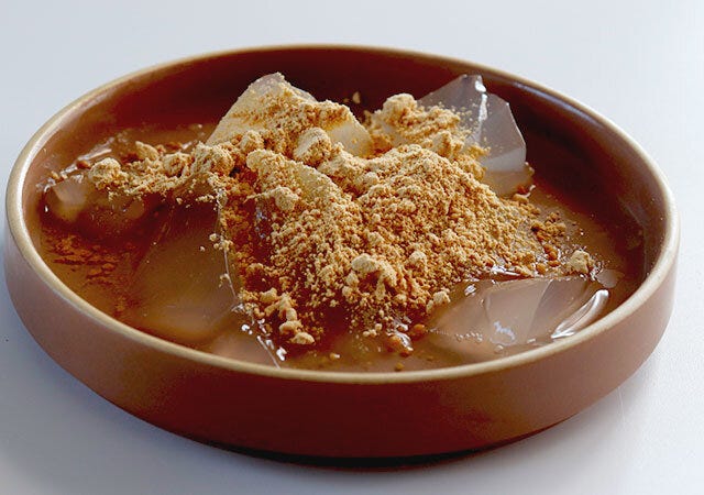 ダイソー　和スイーツ　わらびもち　