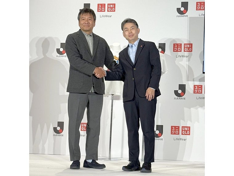 ユニクロ、Jリーグと包括連携 審判とオールスターマッチのユニフォーム提供
