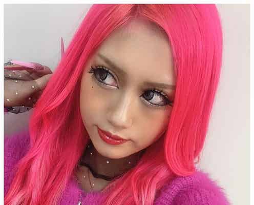 「egg」“新ド派手ギャル”あいめろ姫、ピンクヘアに大胆イメチェン