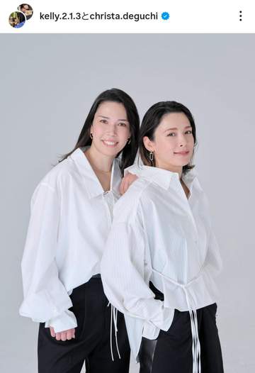 誰このモデル？！→実はパリ五輪金メダリスト 姉妹で新たな出発を報告「2人美人すぎる♥」「やっぱり美人！」