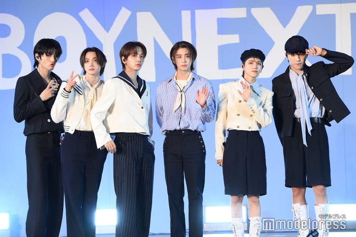(左から)TAESAN、SUNGHO、JAEHYUN、LEEHAN、RIWOO、WOONHAK/BOYNEXTDOOR(C)モデルプレス