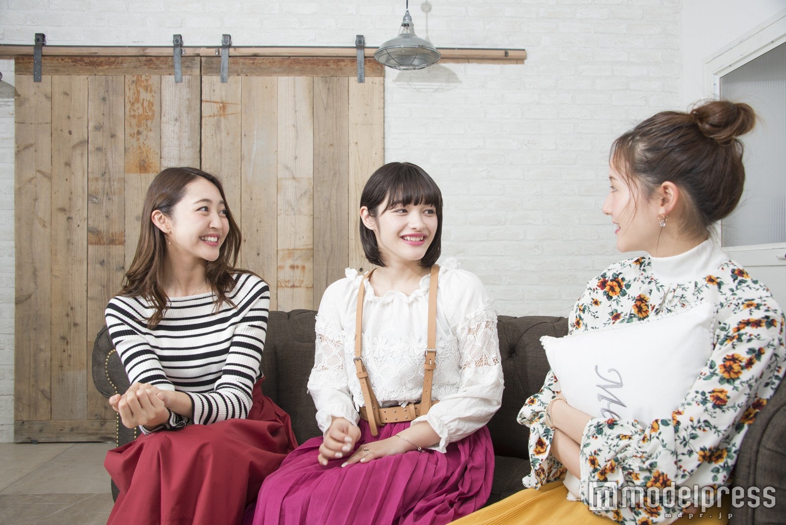 （左から）柳田菜月さん、未来蕗さん、今西由記さん（C）モデルプレス