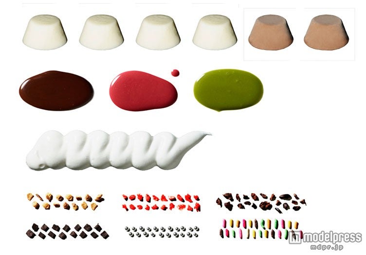 ピノアイス6粒、各種トッピング付￥350（税込）／画像提供：森永乳業