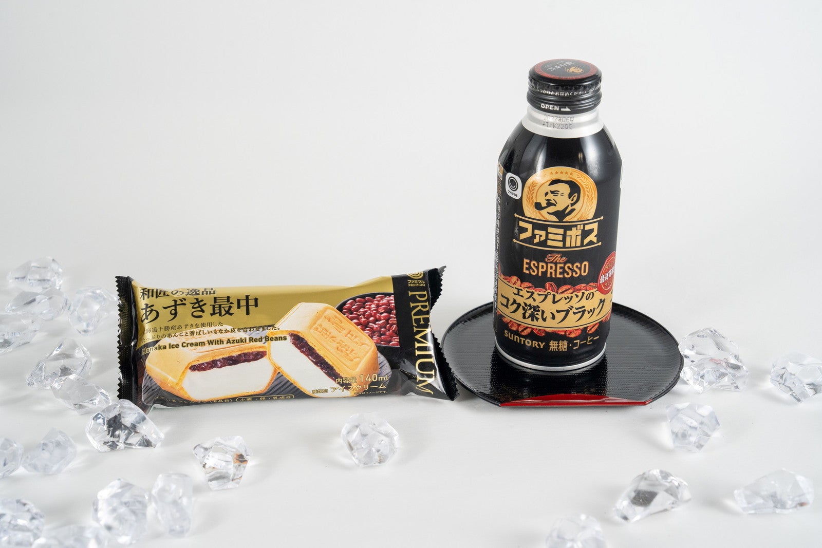 和匠の逸品 あずき最中 × ブラックコーヒー／提供画像