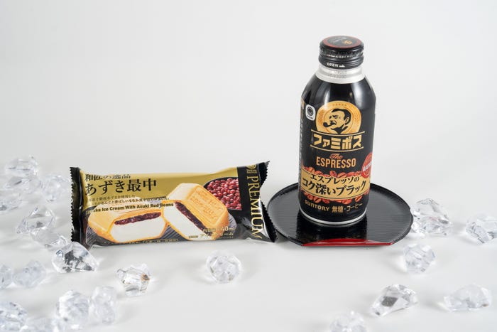 和匠の逸品 あずき最中 × ブラックコーヒー/提供画像