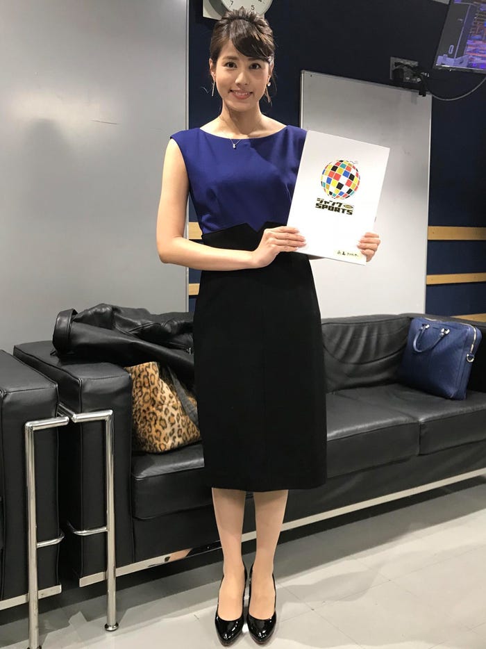 ジャンクSPORTSは季節関係なくこのようにノースリーブのワンピーススタイルです。バラエティーではこのようなスタイルが結構多いです。(提供写真)