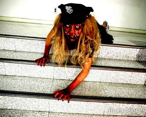 ざわちん史上最恐!本格ハロウィンメイク術を伝授<モデルが選ぶトレンドコーデプレゼントVol.5>