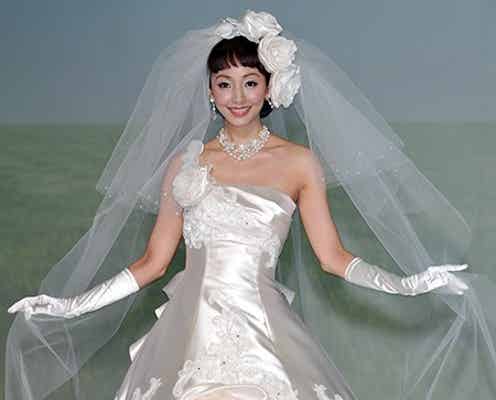 神田うの、華麗なウェディングドレス姿を披露 愛娘への溺愛ぶり語る