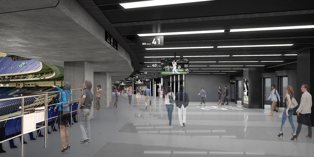 2階コンコース イメージ図／画像提供：東京ドーム