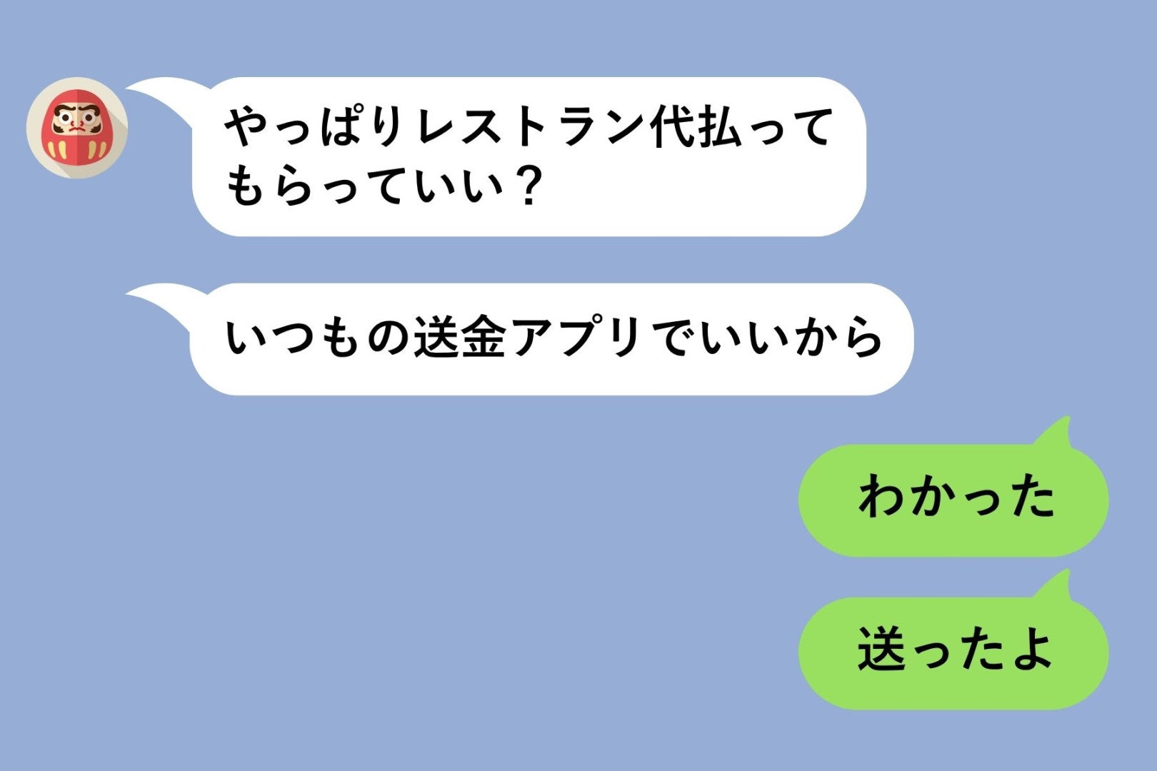 余韻の中で届いた「やっぱりレストラン代払ってもらっていい？」。冷めたのは金額だけではありません。