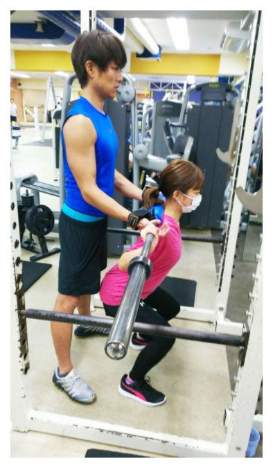 夫婦でトレーニングに励む辻・杉浦夫妻／杉浦太陽オフィシャルブログ（Ameba）より