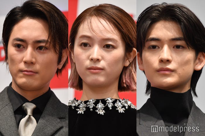 間宮祥太朗、清野菜名、高橋文哉 (C)モデルプレス