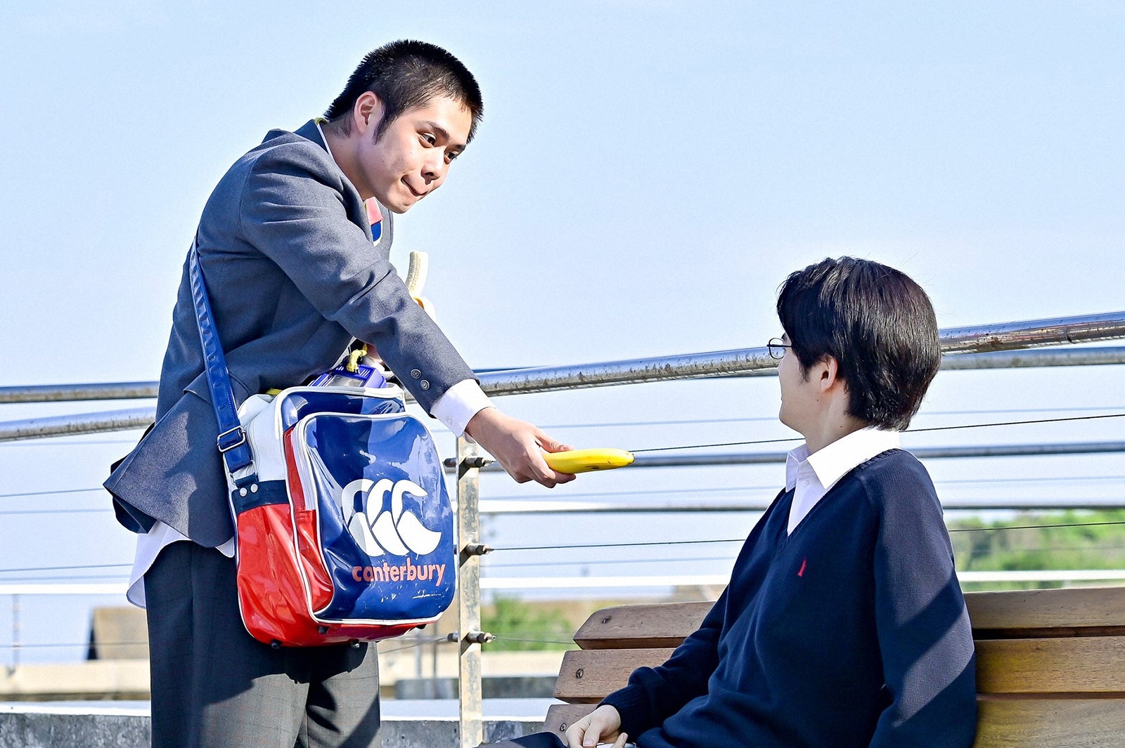 細田佳央太、鈴鹿央士「ドラゴン桜」第9話より（C）TBS