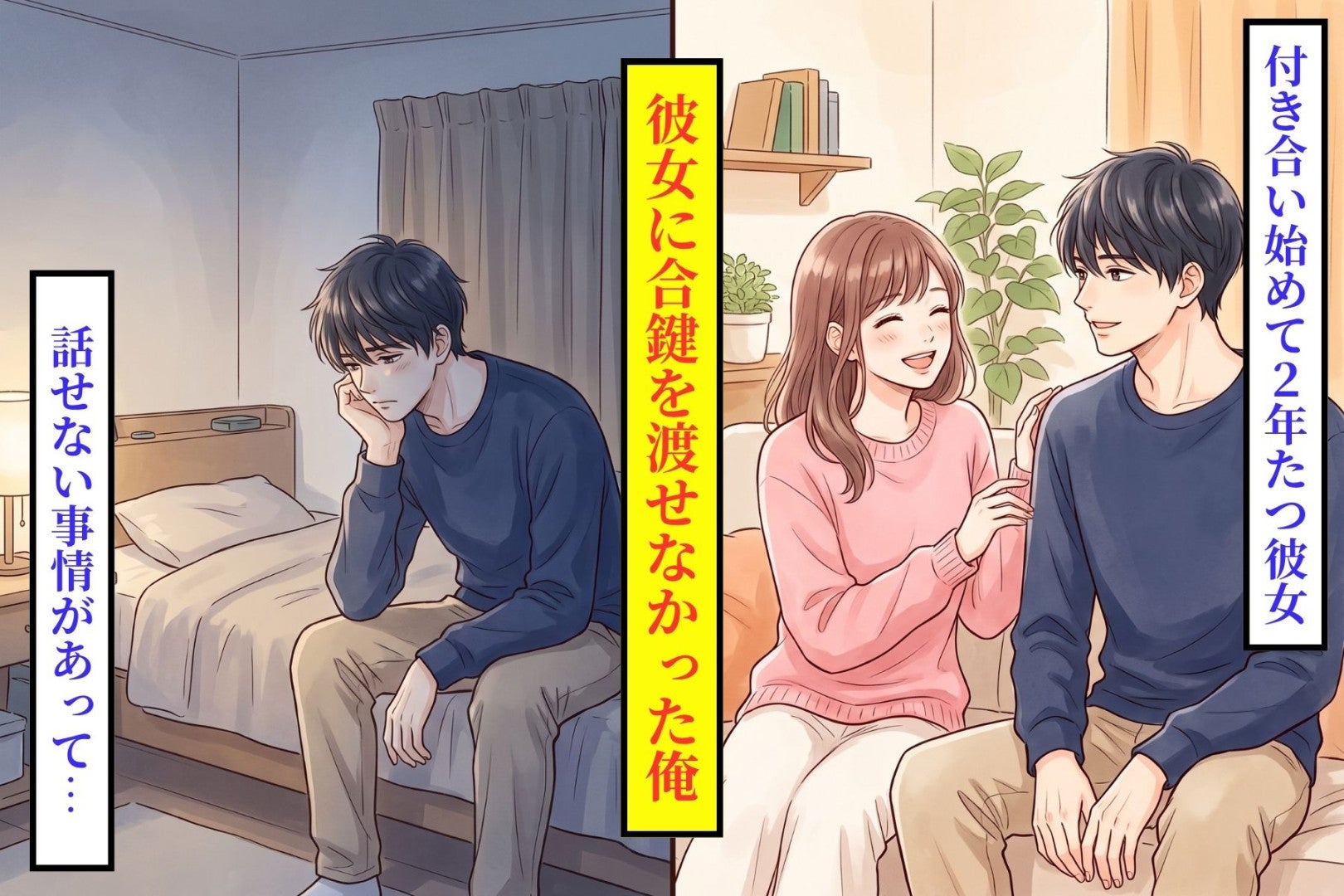 彼女に合鍵を渡せなかった俺の部屋は、２年間ずっと妹の名義でした