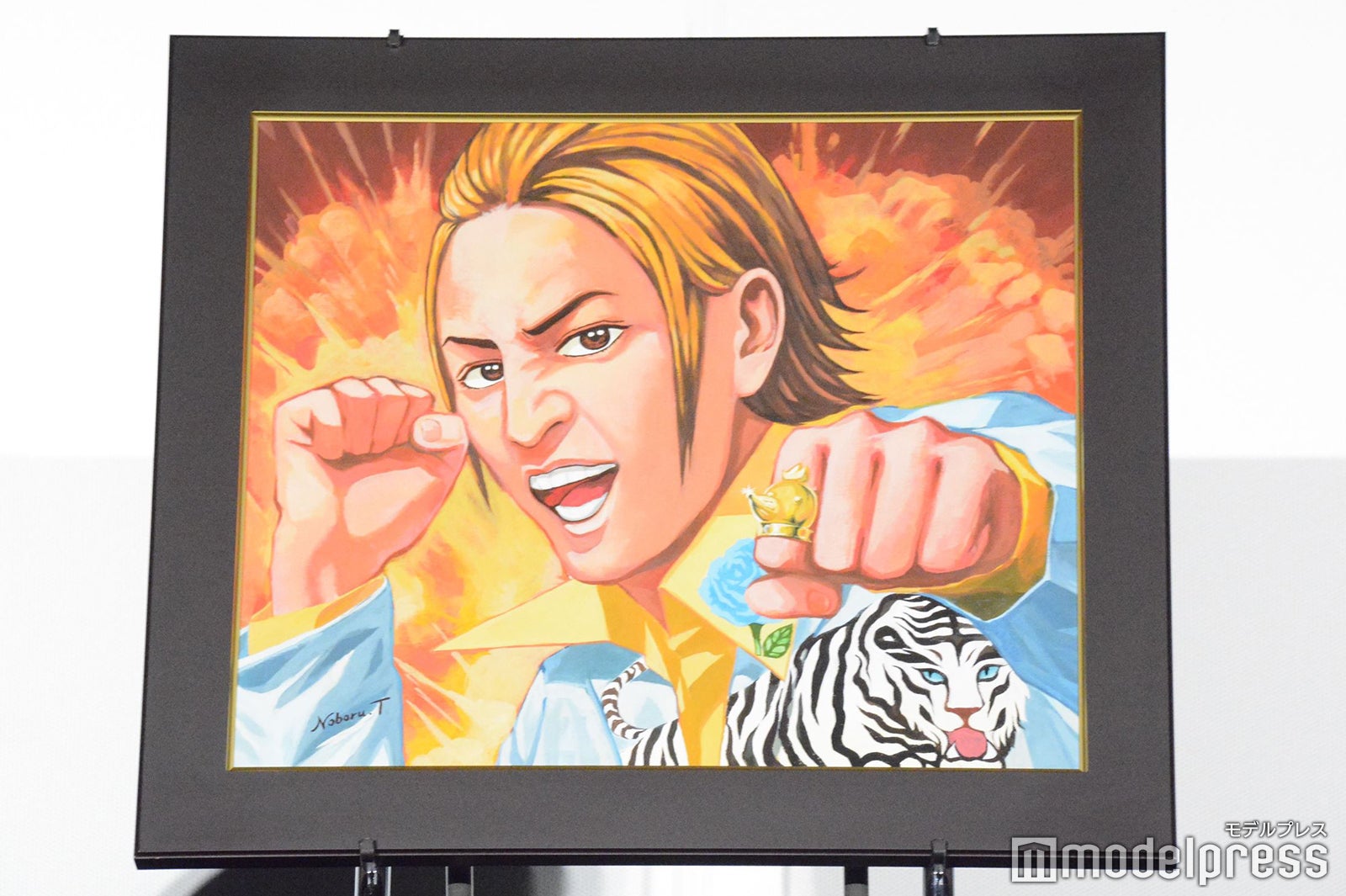 高橋のぼる氏が描いた生田斗真の「土竜の唄」（C）モデルプレス