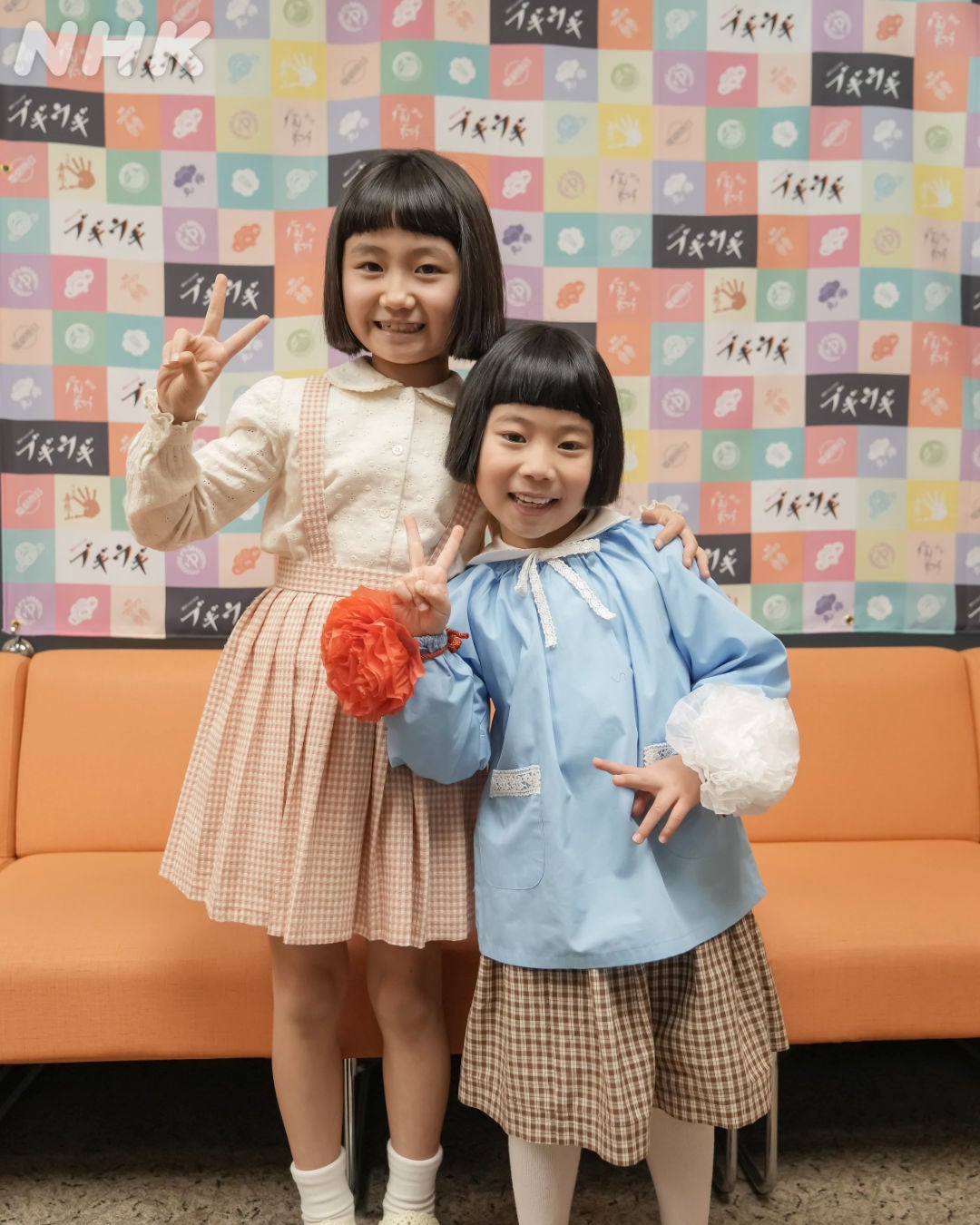 「ブギウギ」愛子役がバトンタッチ 貴重な“W愛子”2ショットに「可愛すぎる」「姉妹みたい」の声