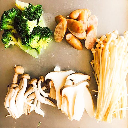 手順2:材料を切る/画像提供:柏原歩