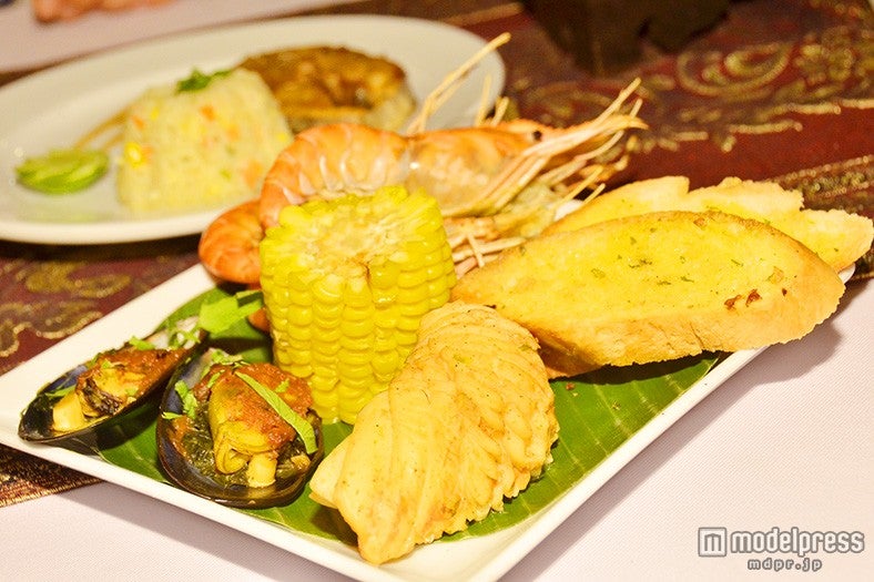 シーフードなどの盛り合わせ