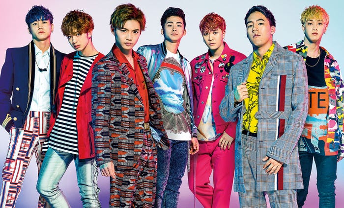 パフォーマー集団「FANTASTICS」(左から)瀬口黎弥、木村慧人、佐藤大樹、澤本夏輝、中尾翔太、世界、堀夏喜 (画像提供:LDH)