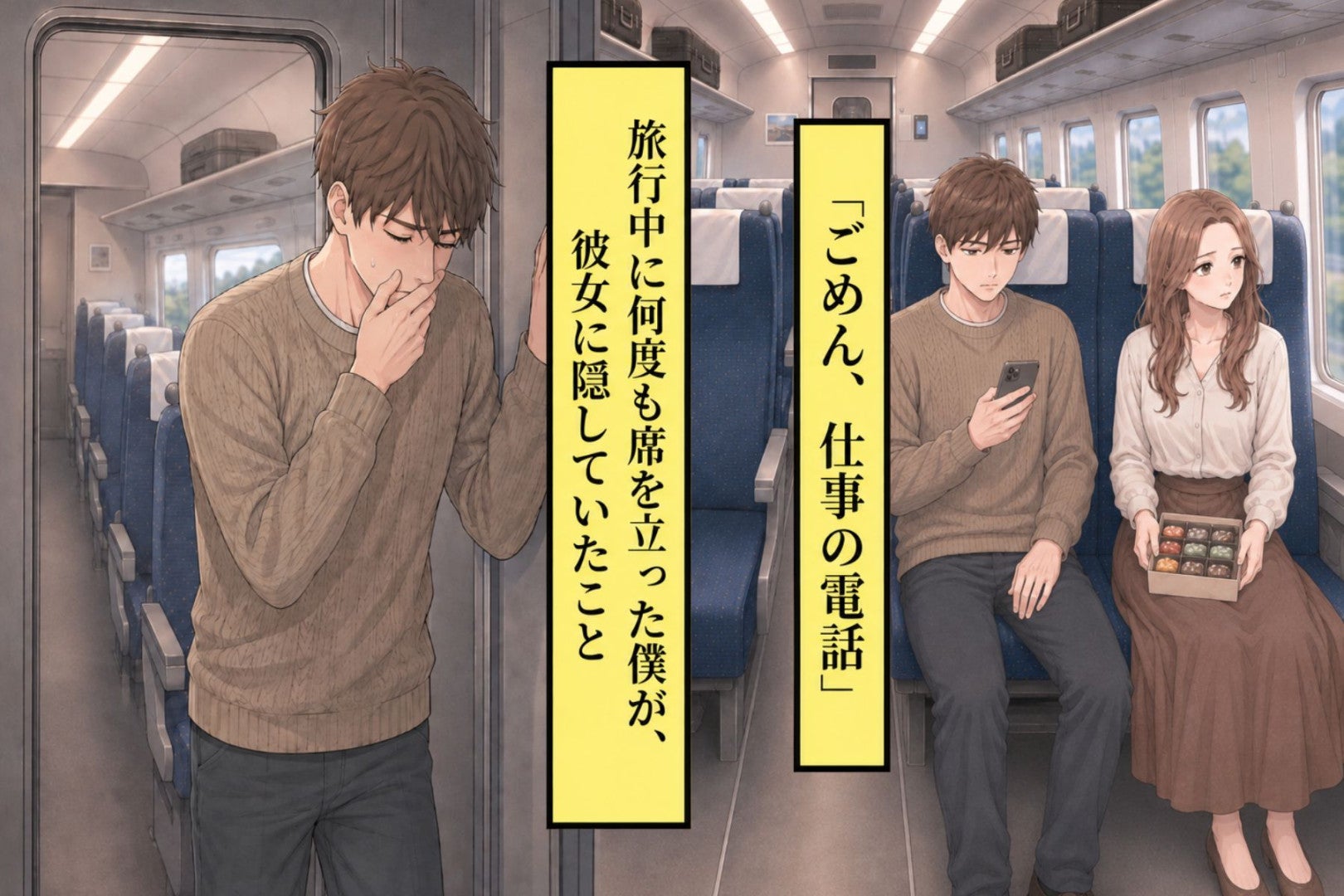 「ごめん、仕事の電話」旅行中に何度も席を立った僕が、彼女に隠していたこと