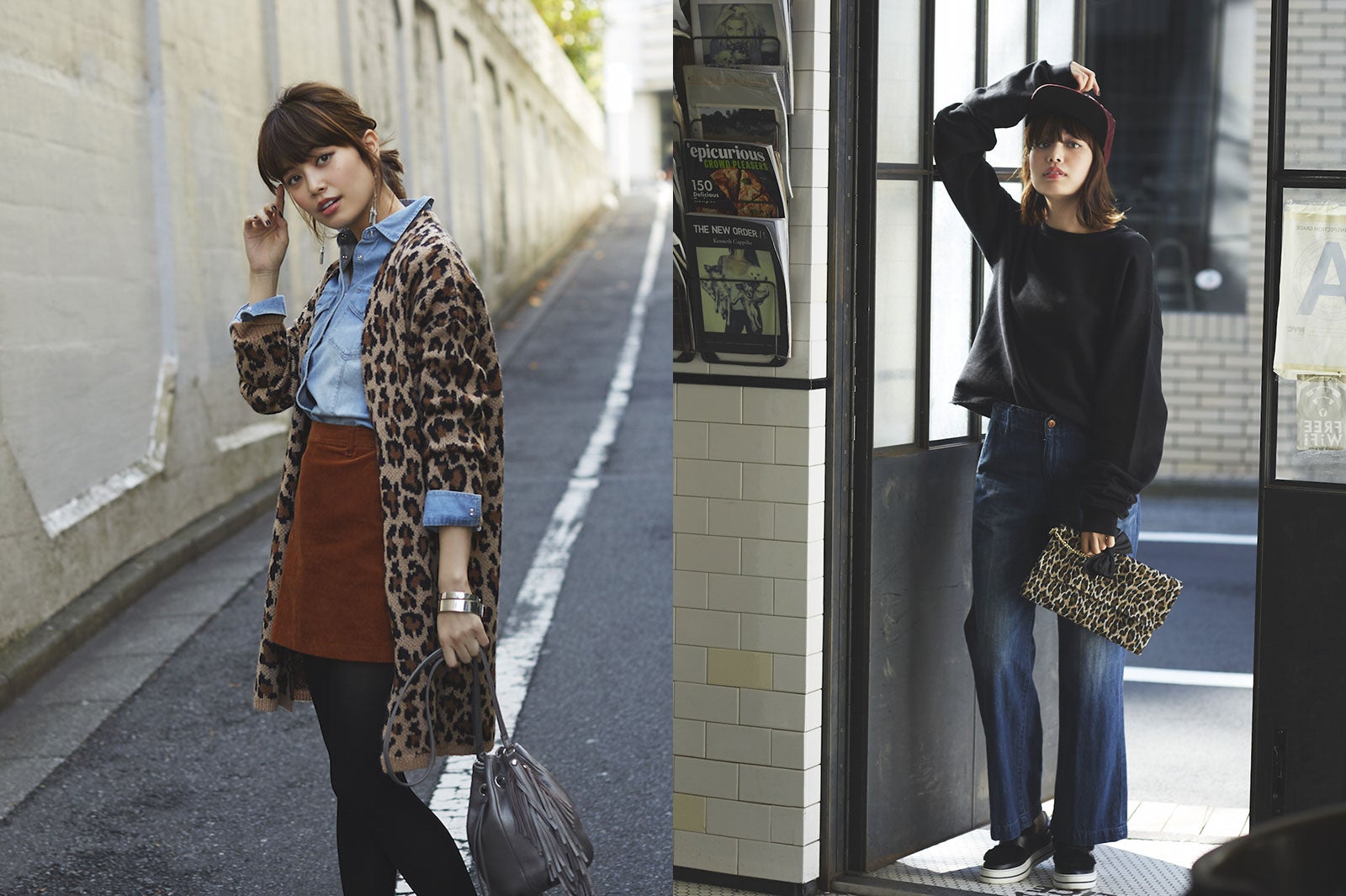 さりげなくても大胆でもOK！“ヒョウ柄”はどう着こなす？