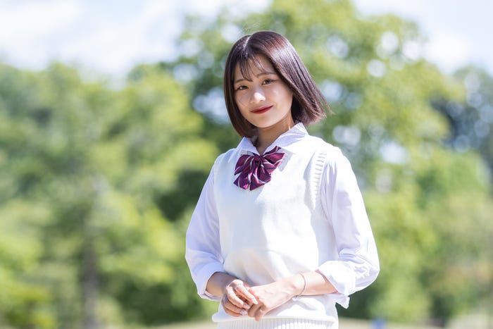 上ノ堀結愛「今日、好きになりました。-朝顔編-」(C)AbemaTV, Inc.